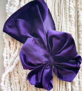 PurpleVELVET bow